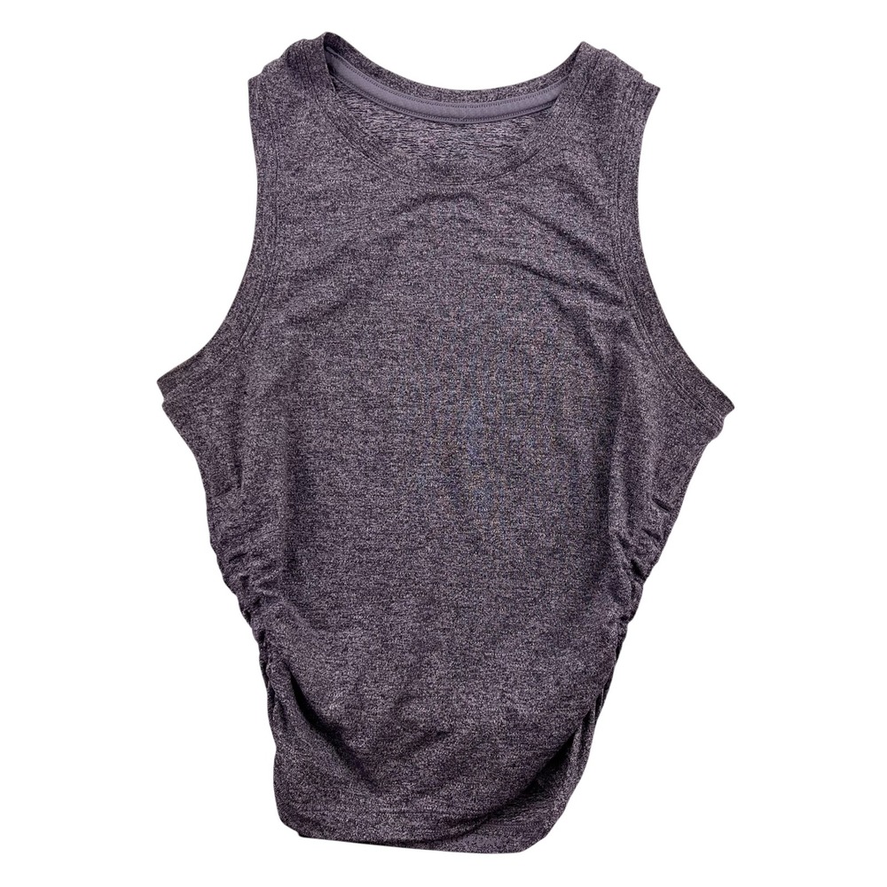 Lululemon License to Train Tank Top Heathered Charcoal Grey Size 0 Workout